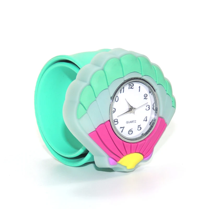 Оптовая продажа, детский подарок, модные тренды, аниме мультяшный браслет Slap, детские часы из силикагеля