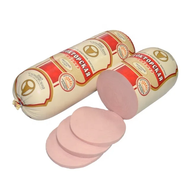 food packing film printed artificial sausage casing PVDC tubular sausage casing