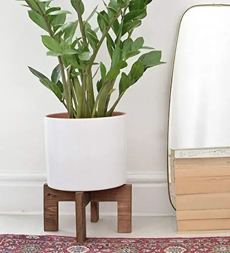 Plant Stand Mid Century Wood Indoor Home Garden Decoration Used with Flower/green Plant Floor 15*25*2CM