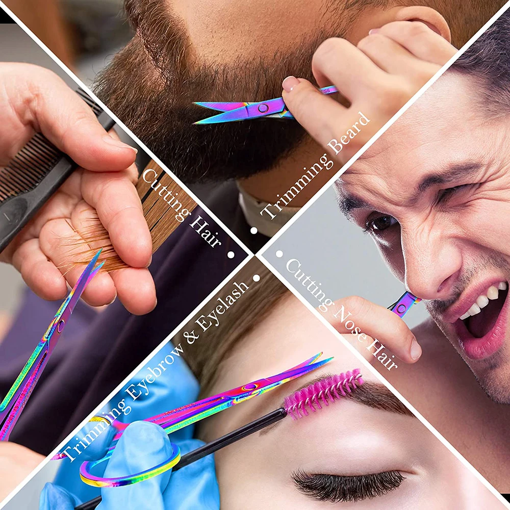 Mini custom scissors mini makeup scissors stainless steel  custom eyelash scissors