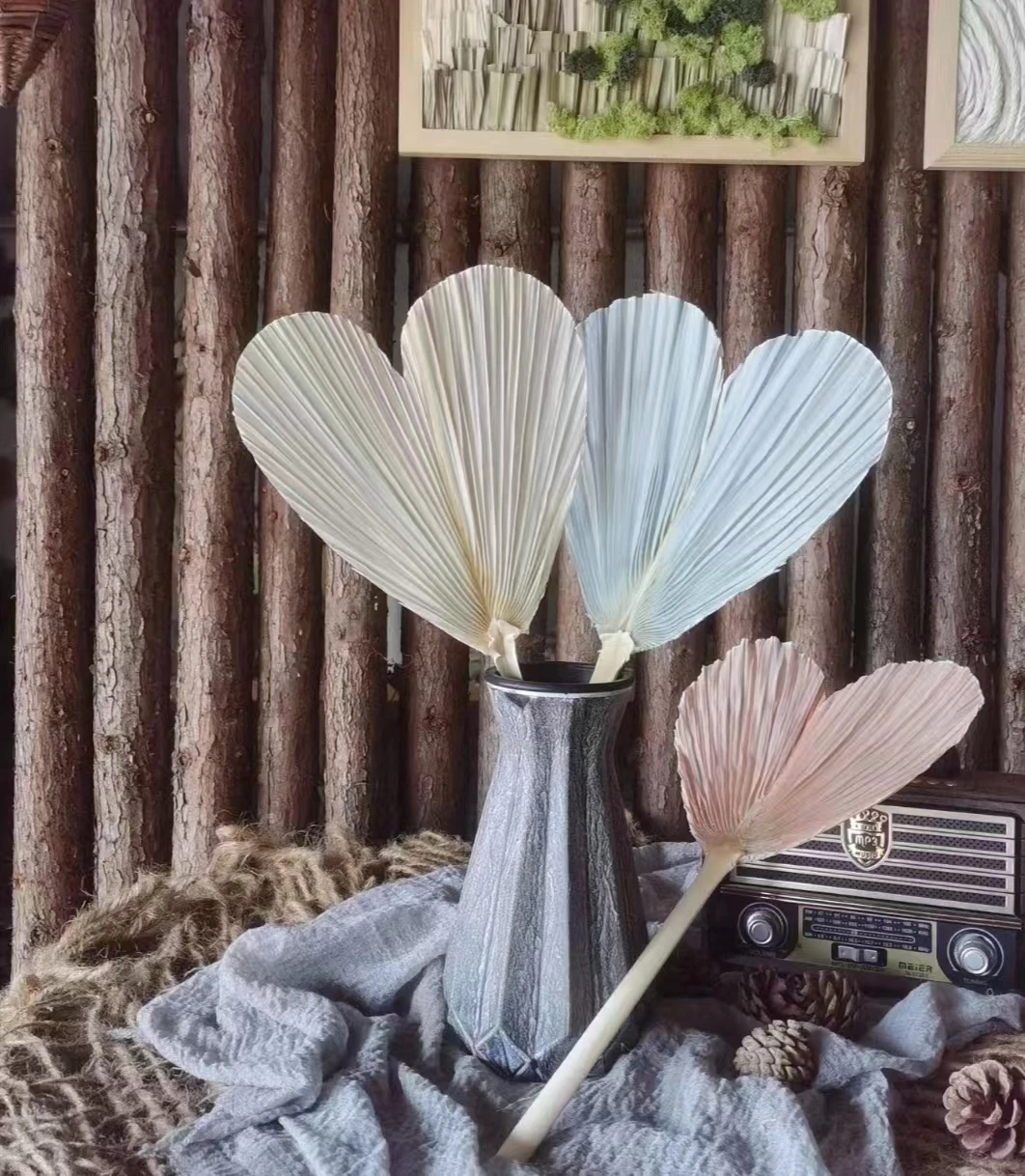 Hot Sale Dry Palm Leaf Decoration,  Sun Palm Spear, For Cake Decoration Home Wedding