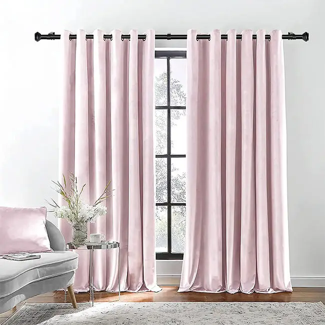 Factory Professional Custom Heavy Duty Metal Curtain Rods Modern Decorative Suitable For Home Windows
