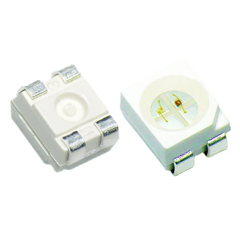 Двухцветный светодиодный Диод JSTRONIC PLCC4 красный/зеленый 4 контакта 3528 дюймов двухцветный SMD 0 06 Вт