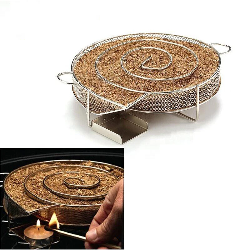 Hot Sale Stainless Steel BBQ Cold Smoke Generator for BBQ Grill Smoker Wood Dust Cooking