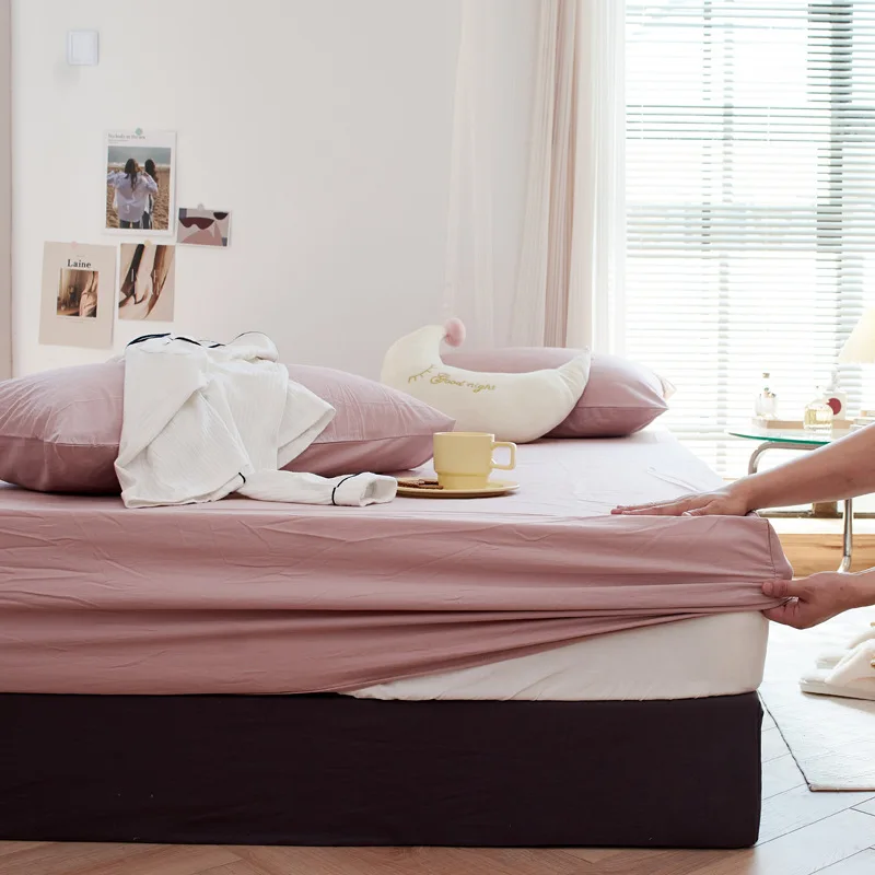 Комплект постельного белья из стирающегося хлопка