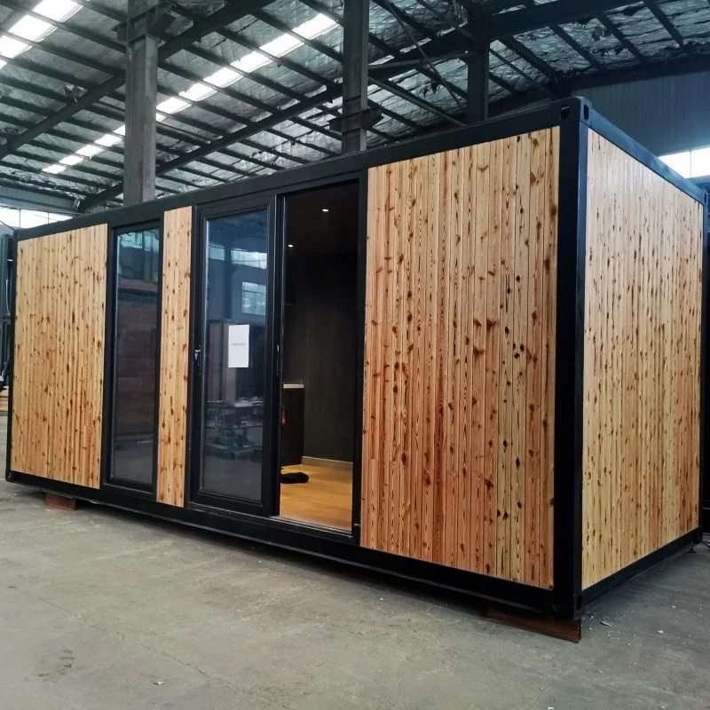 casas prefabricadas house  office granny flat pod outdoor 20ft usa standard 1 bedroom prefab container wood log house