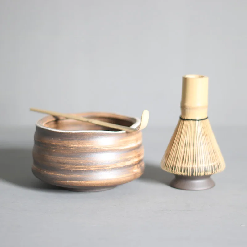 Matcha set Bamboo Whisk for Tea Matcha Traditional Matcha Whisk and Bowl Set