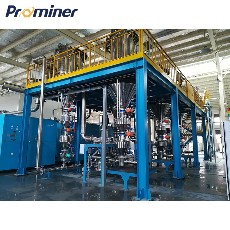 Easy to use Low temperature medium-free crushing The equipment is easy to disassemble and clean Jet mill