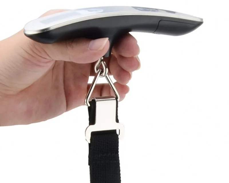 2023 Brand New Digital Luggage Scale 110lbs Hanging Baggage Weighing Scale with Backlit LCD Display and Strong Straps for Travel