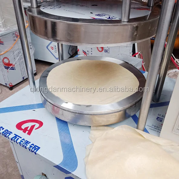 Small Scale Making Electric Automatic Frozen Tortilla Roti Maker Paratha Pakistan Roti Lebanese Bread Machine Maker Commercial