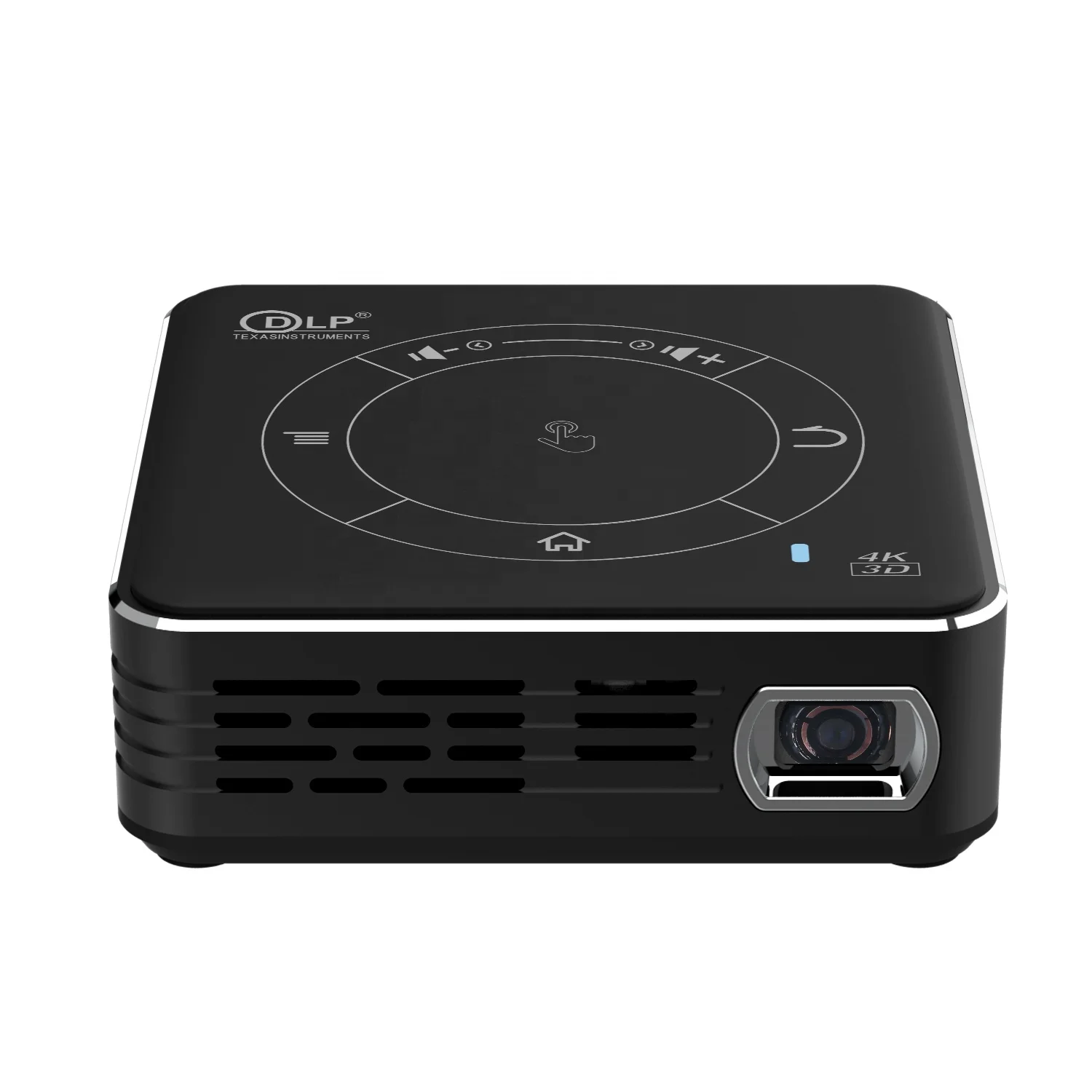2020 Newest AUN 3D Projector, Android 9.0 WIFI,4G 32G, Decoding 4K, Active 3D.DLP Projector Cinema.Large Battery C99