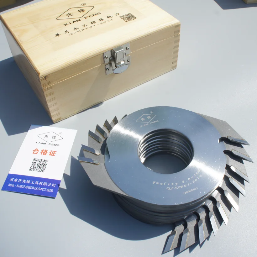 160mm 180mm 210mm Woodworking Machinery Parts tungsten carbide tip finger joint cutting blade for tenoning machine