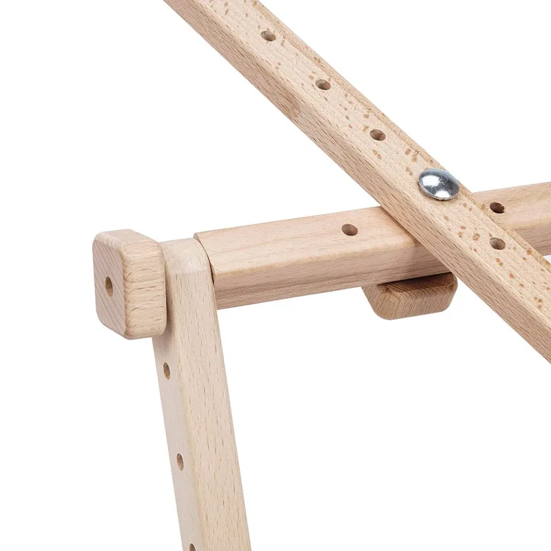 needlework table tapestry embroidery tools hooping station cross stitch scroll fram beech wood stand rack embroidery holder