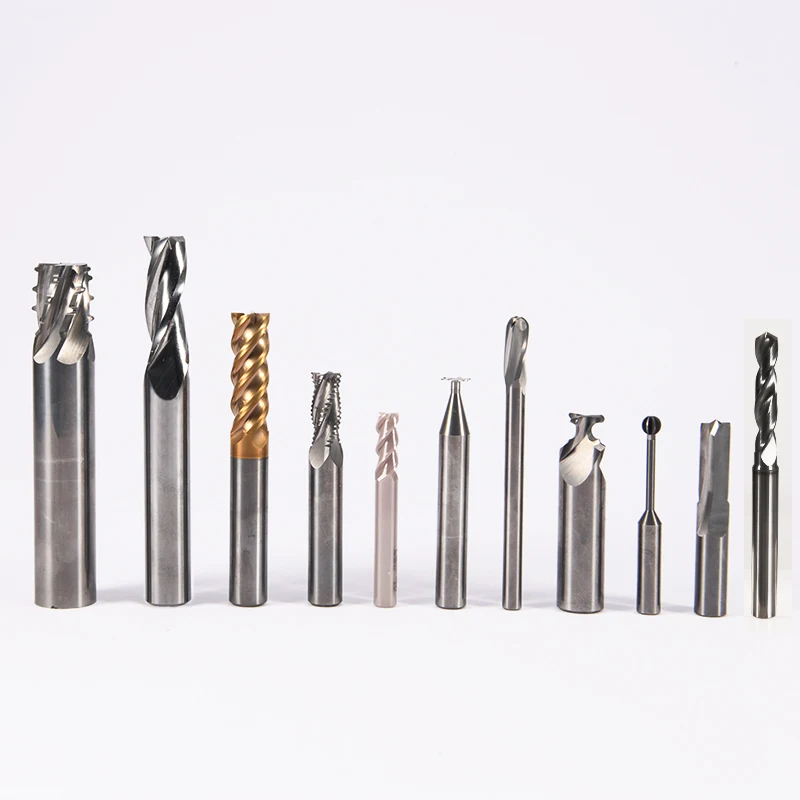 OEM 4 Flutes Tungsten Steel Alloy Carbide Special Tailor Made  4mm Cnc Cutting Tools End Mill Square Milling Cutter Fresas