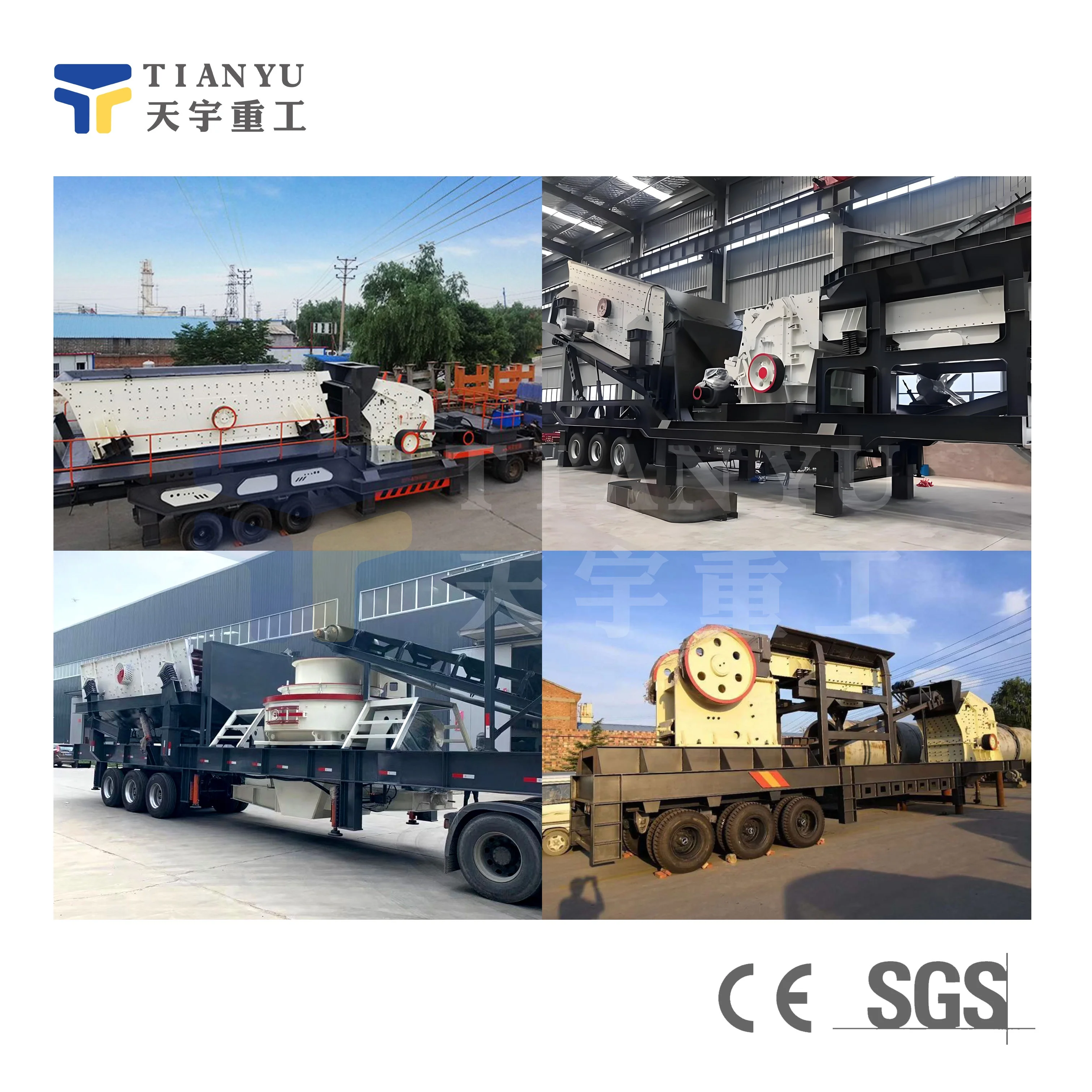 High Quality 20tph Mobile Sand Making And Crushing Station For Quarry Coal Construction Waste