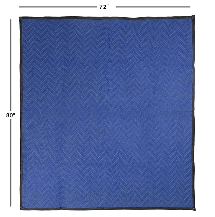 Economy furniture removal pads factory 72x80 inches heavy duty moving blankets with logo