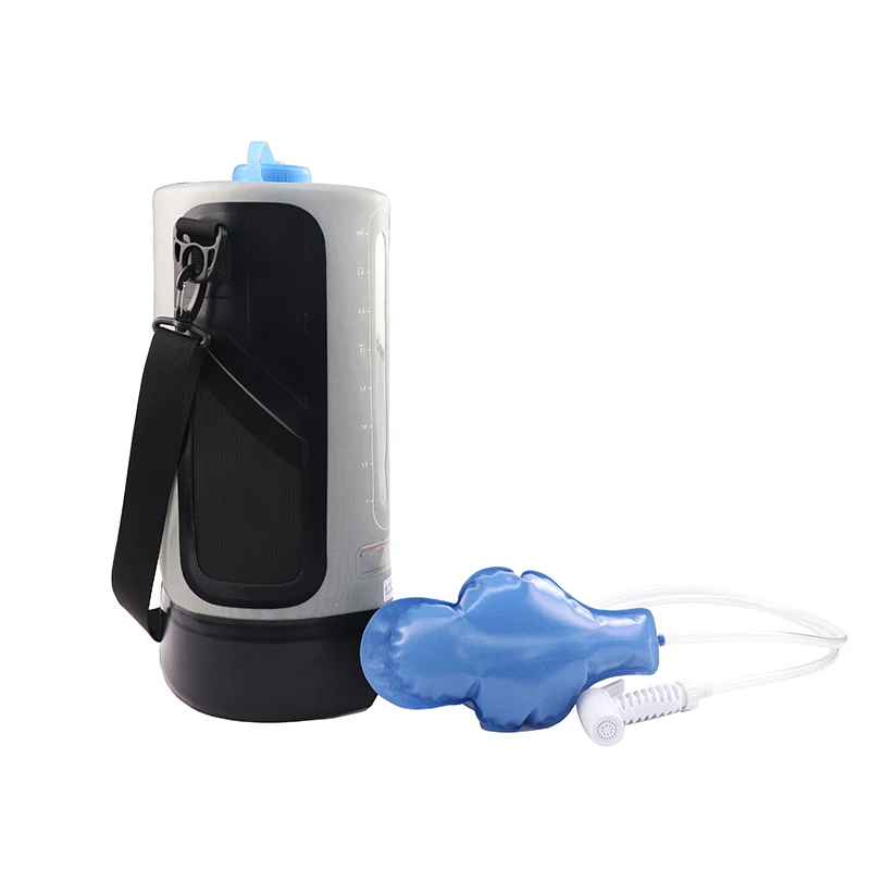 Camping Outdoor 20L 30L Solar Shower Pump Portable Water Storage Pvc Mesh Shower Bag