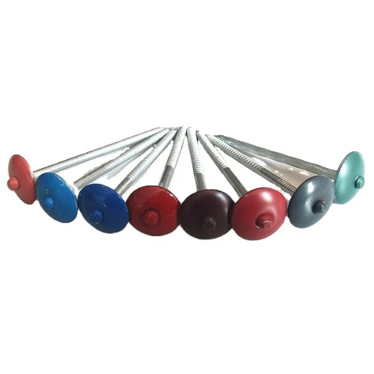 China factory wholesale ISO/ASTM JIP DIN Galvanized big head roofing nails