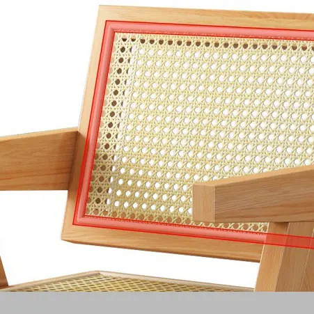 Customizable Size Low MOQ Party Events Hot Selling Wooden Rattan Chairs with Armrests for Hotel Cafes