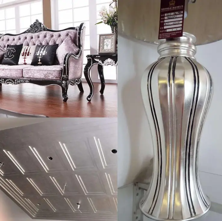 Soft Aluminum Silver Leaf Flake decorating Art Crafts Material flakes Painting 1 kg  Imitation silver leaf flakes