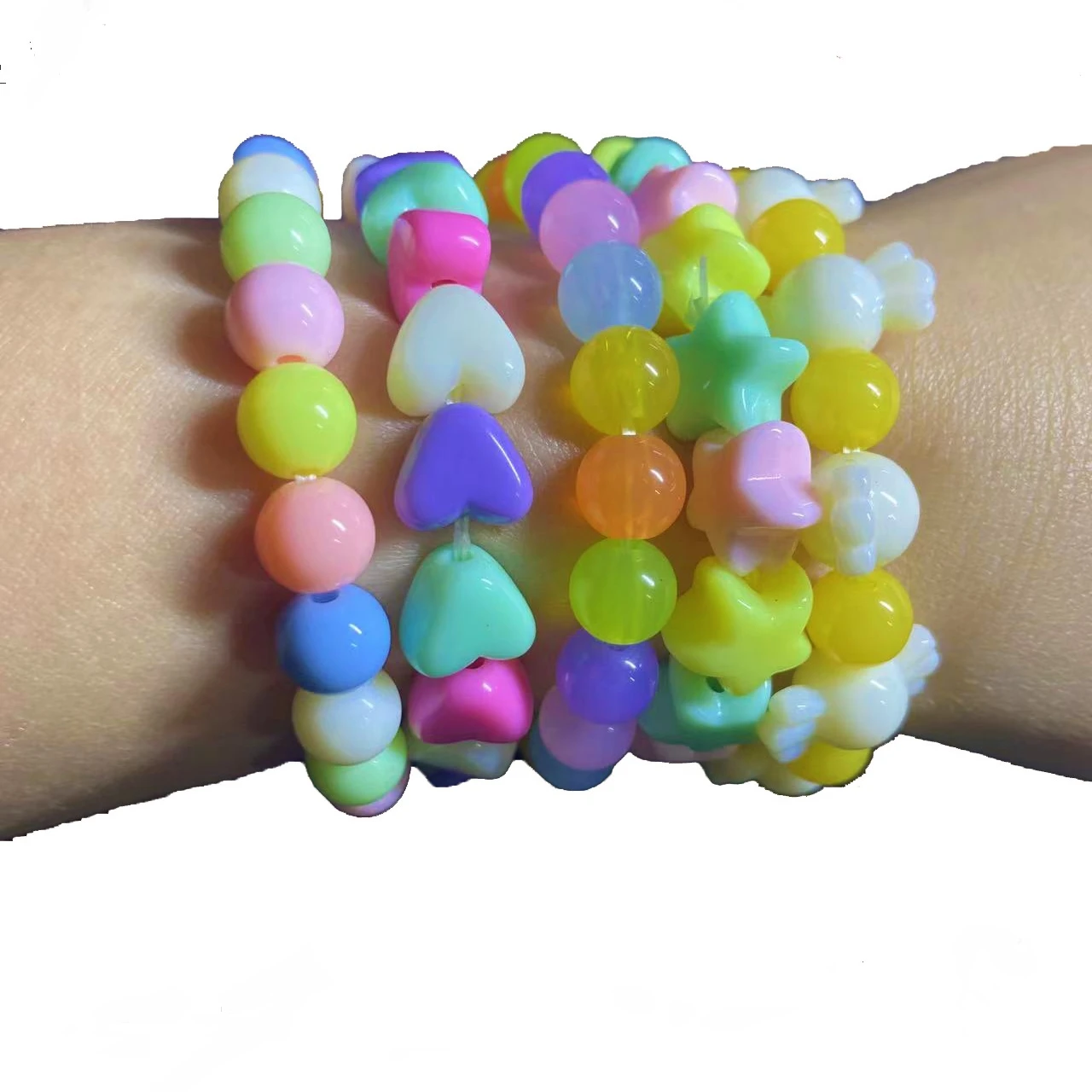 Капсульная игрушка SJ220611 милый браслет на руку шармы аксессуары милые пластиковые бусины для принцессы маленькой