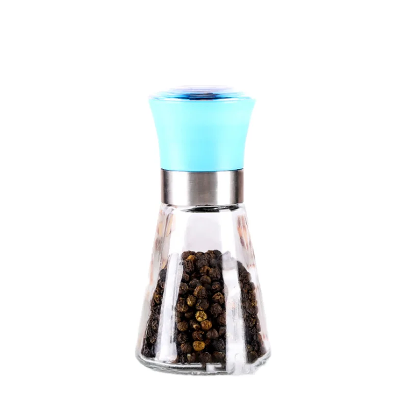 
Hot sale Mini hand ceramic pepper grinder, sea salt seasoning grinder bottle, new grinder can kitchen supplies 