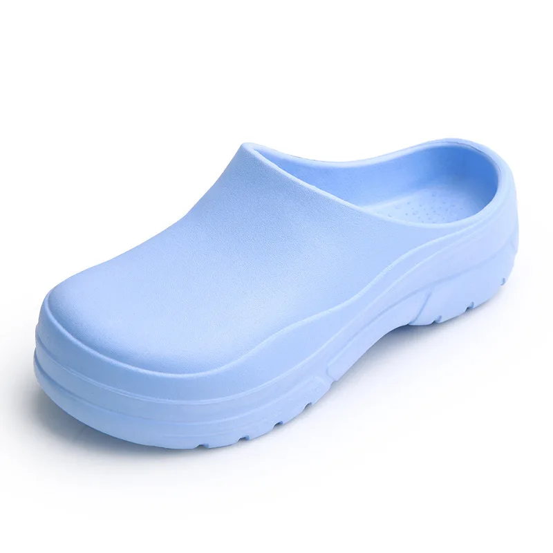 EVA Work Shoes Comfortable Thick-soled Wedge Heel Hospital Surgical Waterproof Anti-slip Nursing Slippers Unisex CN;CHO 35-46