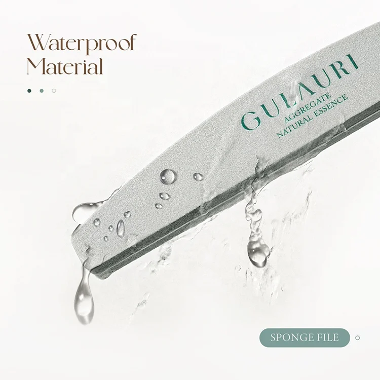 150/150 Gulauri пилка для ногтей с белым грубым песком профессиональные пилочки