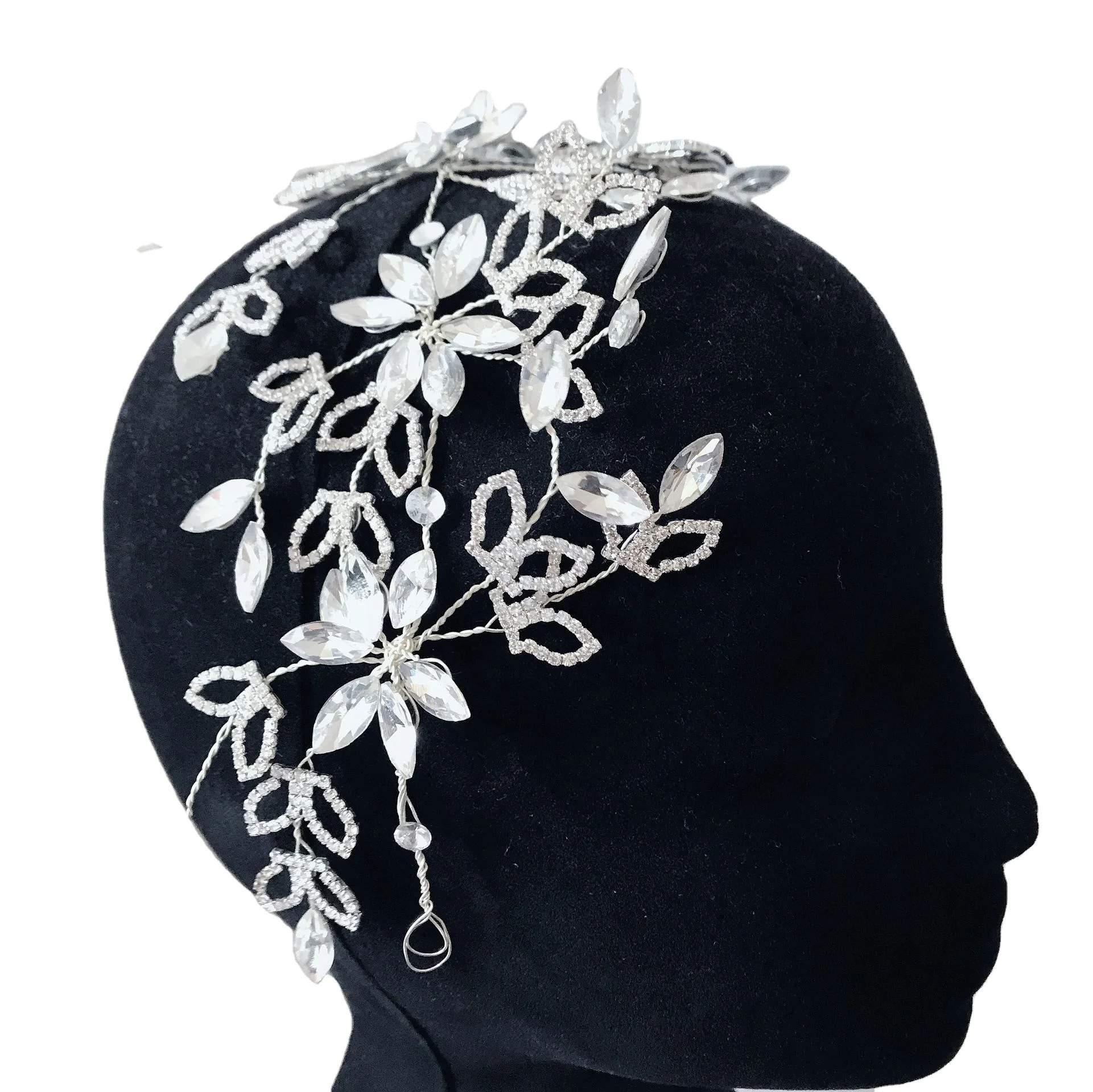 Customize New Style Handmade Luxury High-end Rhinestones Gorgeous Sparkle Bridal Prom Princess Wedding Crown Tiara