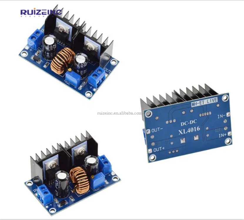 DC4-40v для DC1.25-36v 8A 200w Регулируемый XL4016 XL4016E1 DC-DC регуляторы постоянного напряжения понижающий