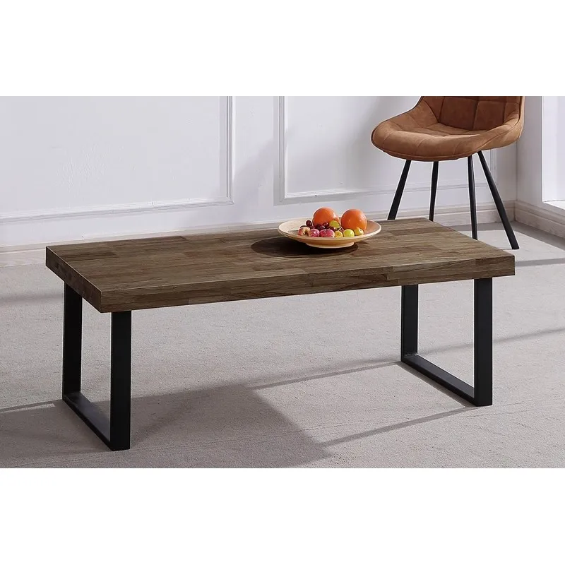 Best Seller Imported Cheap White Large Long MDF Top Wood Coffee Table