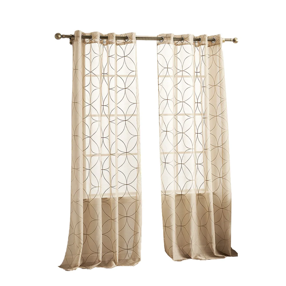 i@home small decorated window curtains for the living room window linen