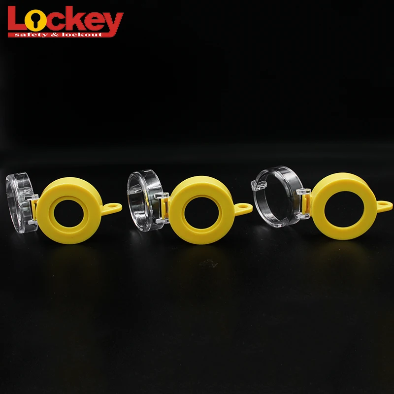 Lockey Transparent Emergency 22mm Switch Push Button Lockout Stop with Safety Protective Cover