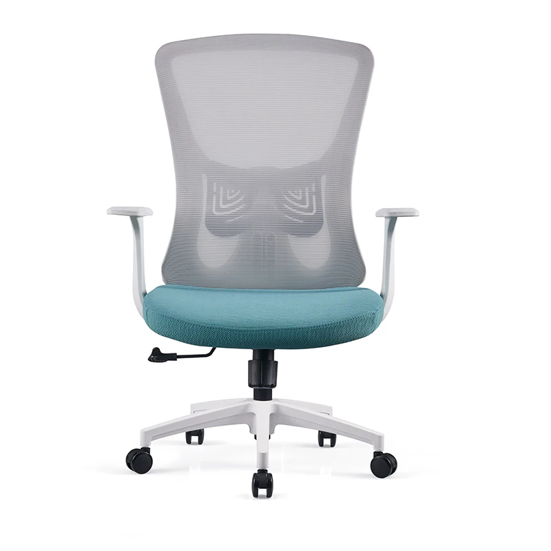 pakistan price wooden high back white net fabric butterfly mechanism office chair for sale in stock