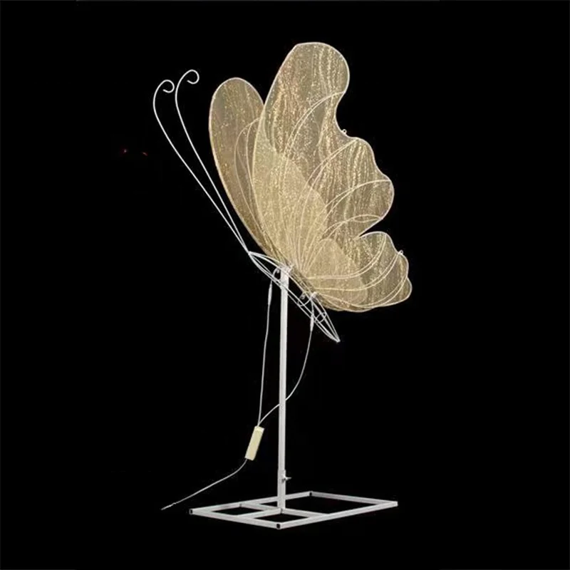 Wedding Aisle Decor Butterfly Road Guide Light T Stage Pathway Butterfly Stand Light for Other Wedding Reception Decoration