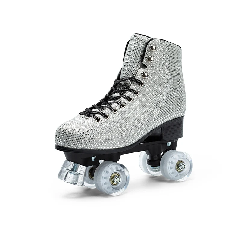 
 Роликовые коньки с двойным рядом на заказ, 4 колеса, для девочек и взрослых, для женщин  