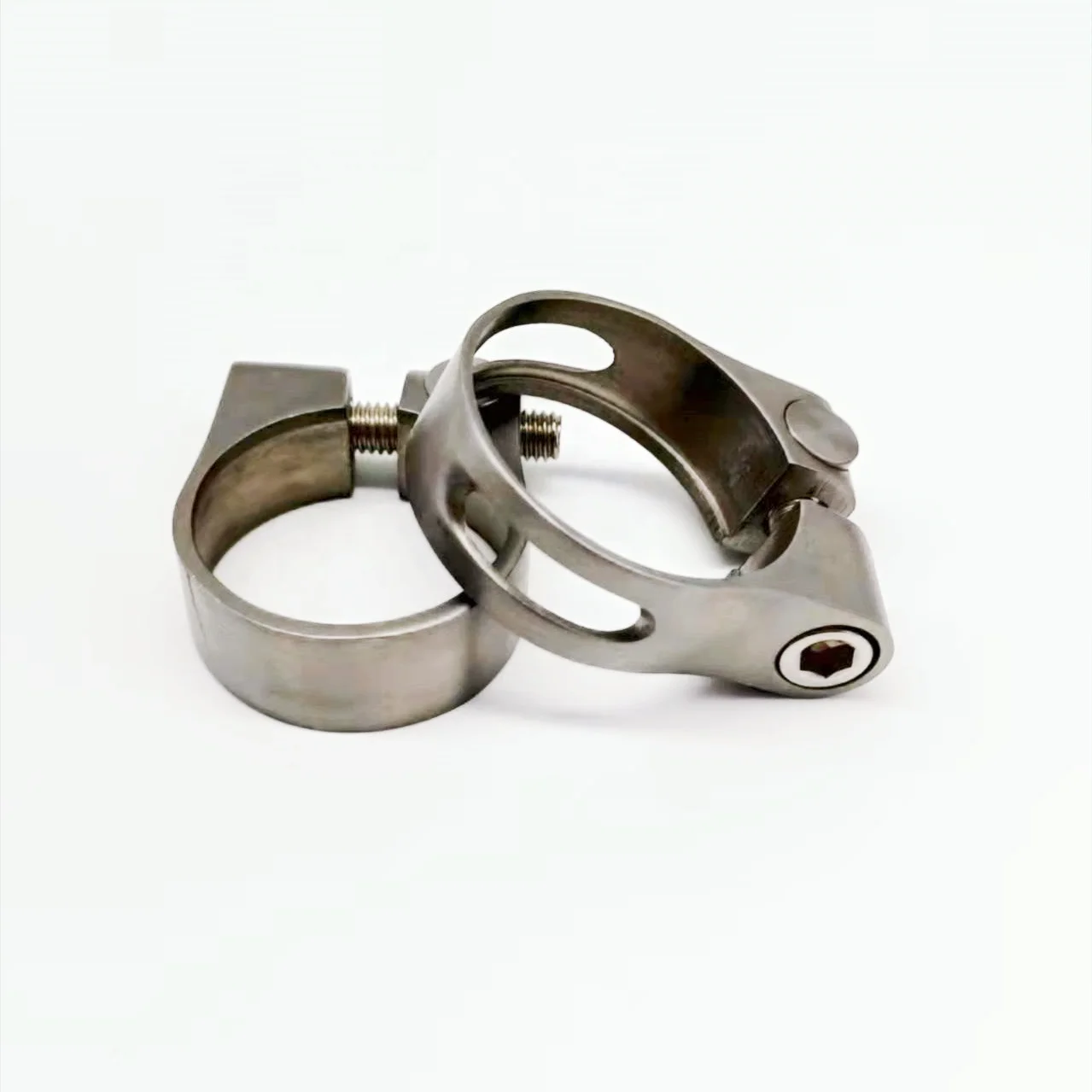 Hot sale 31.8 mm Titanium bicycle seat post clamp price