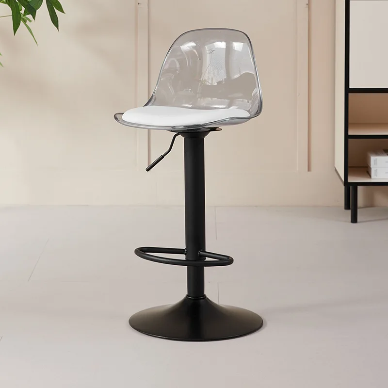 Simple Round Beauty Stool Disc Type Rotating Bar Chair Foot Bar Small Adhesives & Sealants Use Stylish Design