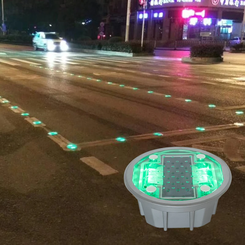 Solar marker flashing light road safety studs raised pavement marker high brightness led solar road studs price