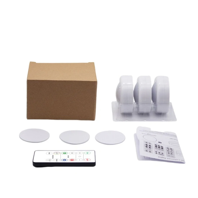 remote control 16 colors usb rechargeable led puck light usb 3 pack rgb puck light usb
