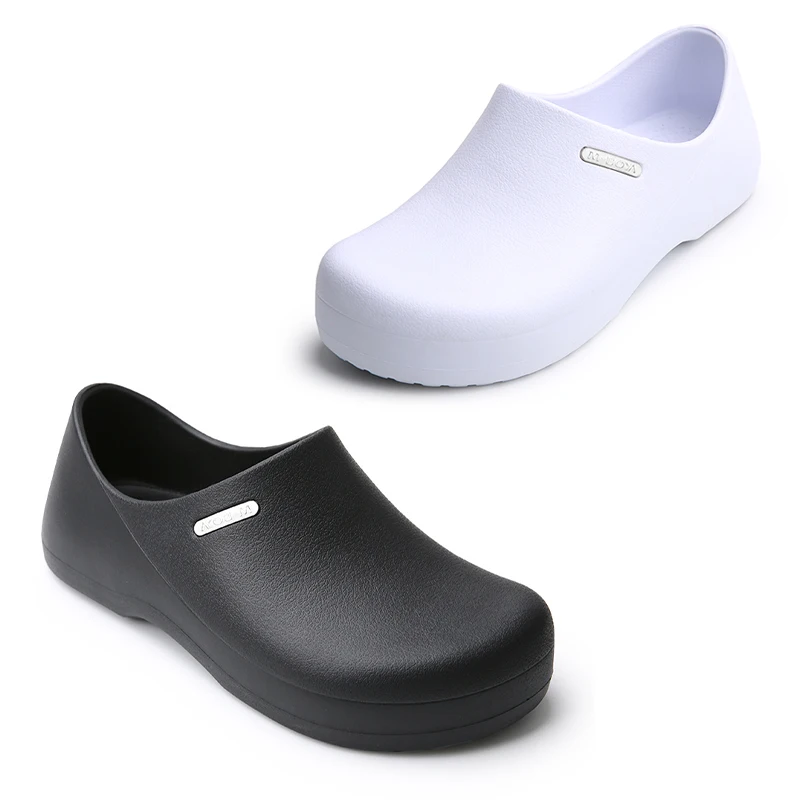 Boya Wholesale waterproof non-slip work oil resistant kitchen chef shoes restaurant eva safety shoes