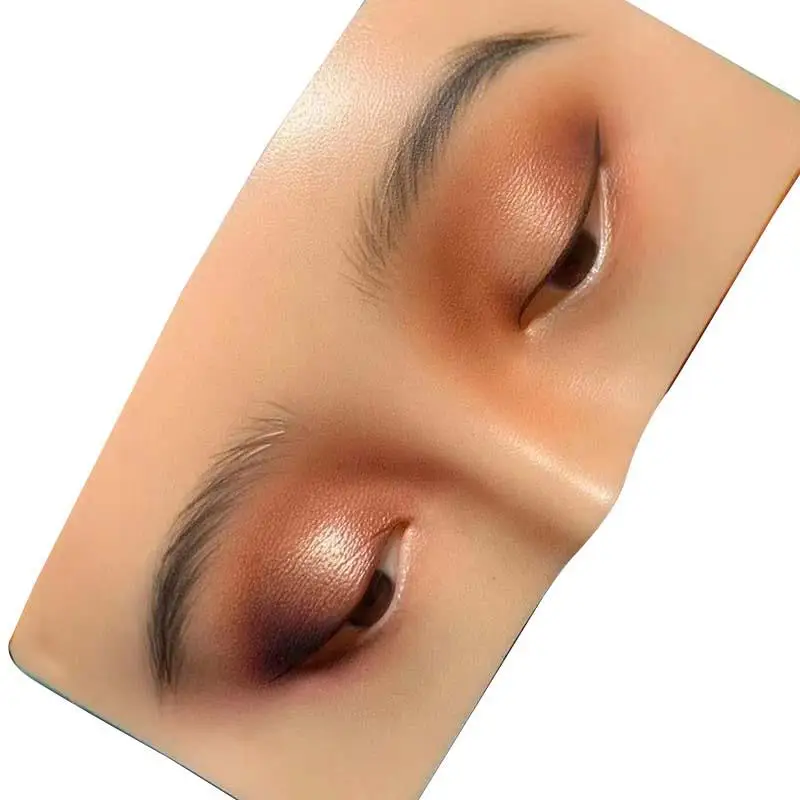 5D силиконовый реалистичный кожи многоразовые макияж практика доска Make Up Маска для красоты