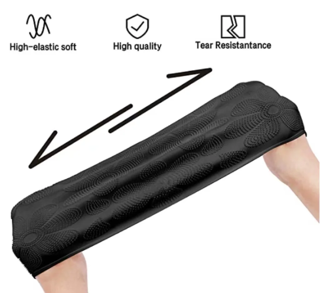 Swim Cap Cover Hair and Ears with Full Stretchy and Durable Premium Silicone for Curly, Short and Long Hair, Shower Bathing Caps