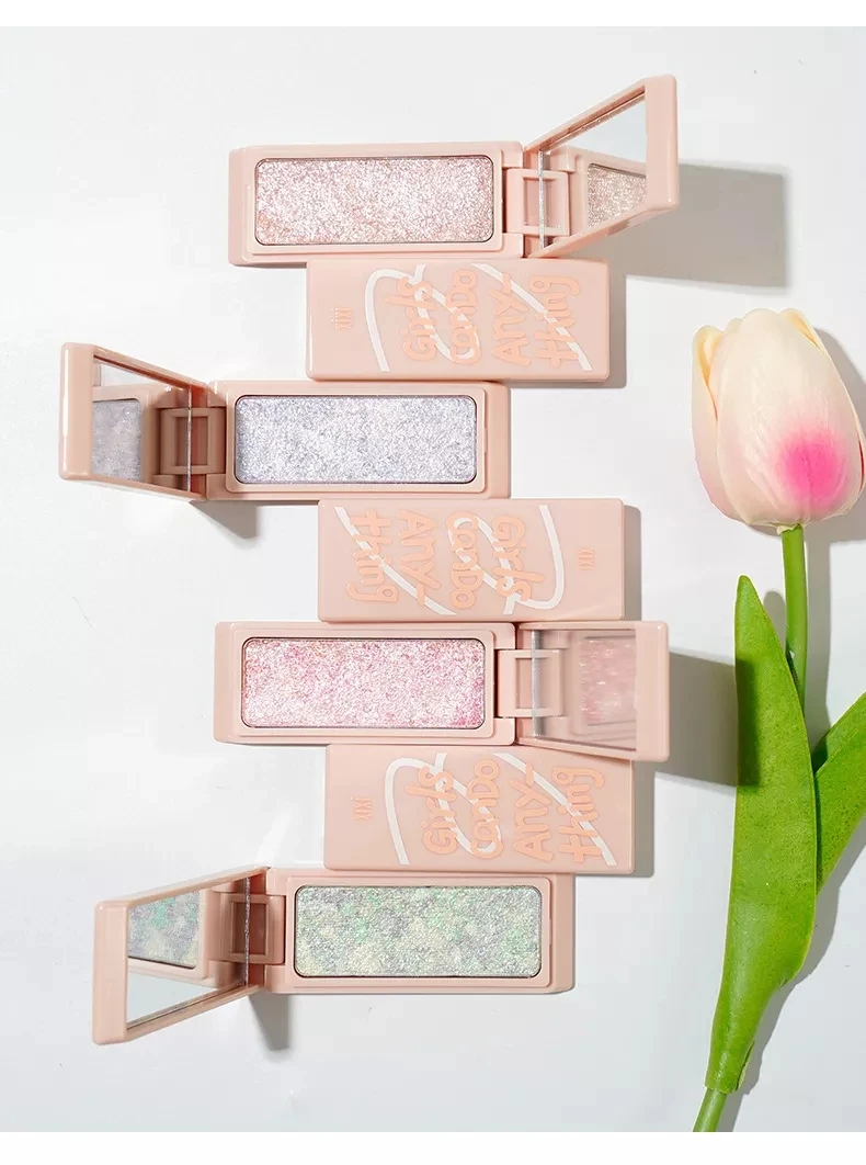 Wholesale Factory Manufacture Various Diamond Series Glitter Shimmer Pearlescent Pigment Powder Highlighter Makeup