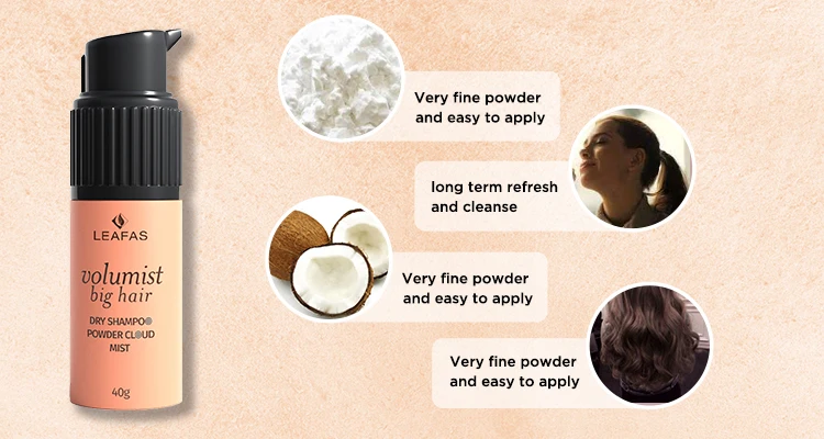 Private Label Hair Volume Powder Organic Texture Hair Powder 8g Instant Hair Style Volumizing Styling Powder