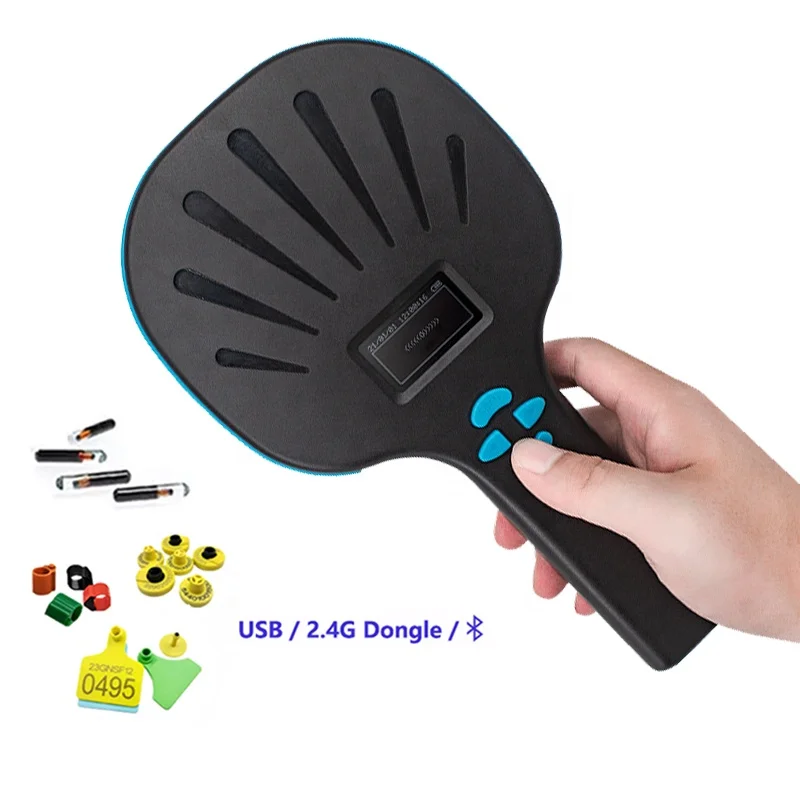 OTPS 134.2Khz Cattle Ear Tag lector Reader Pet id Microchip Scanner Fdx-B Rfid Cat Dog Animal Micro Chip Reader For Animal
