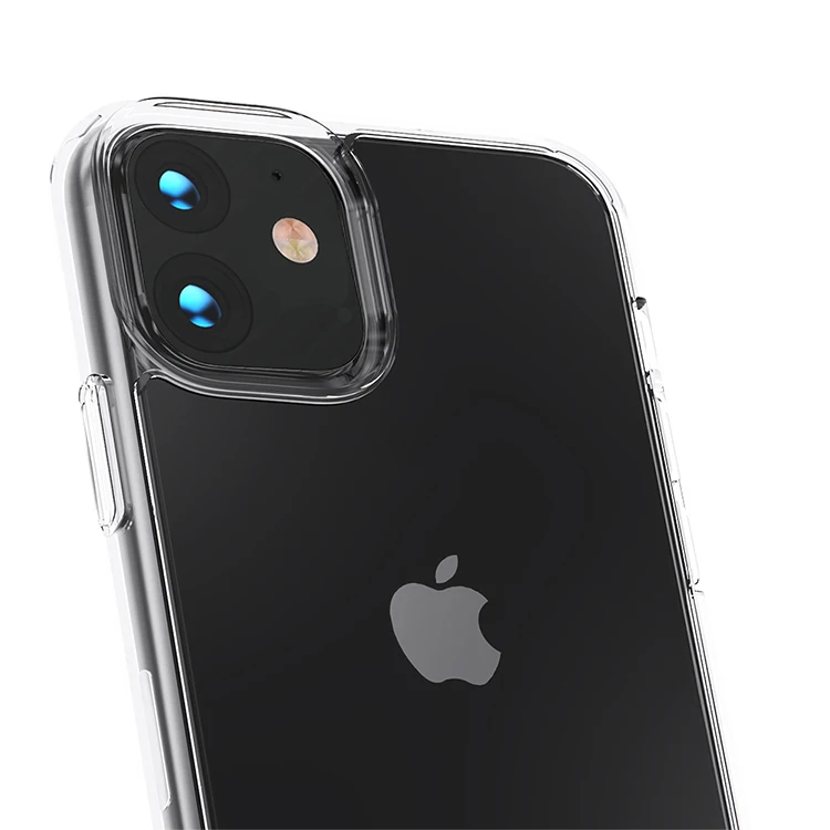  Для Iphone 12 11Pro Max 6 7/8 плюс XR XS MAX Чехол для мобильного телефона прозрачный прозрачная акриловая задняя крышка чехол из мягкого силикона