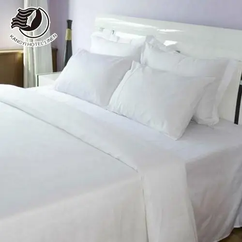 Luxury Bedding Hotel Sheets White 5 Star Hotel 300TC Bed Sheet Sets 5 Star Hotel