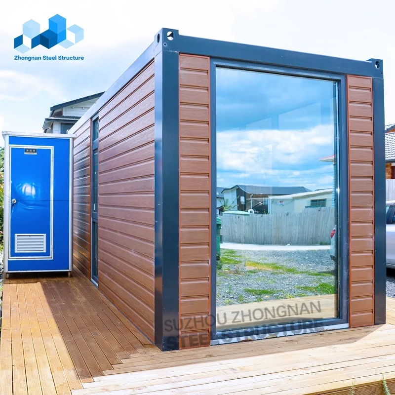 Zhongnan Detachable Custom luxury portable wooden hanging board prefabricated tiny home modular shipping container house