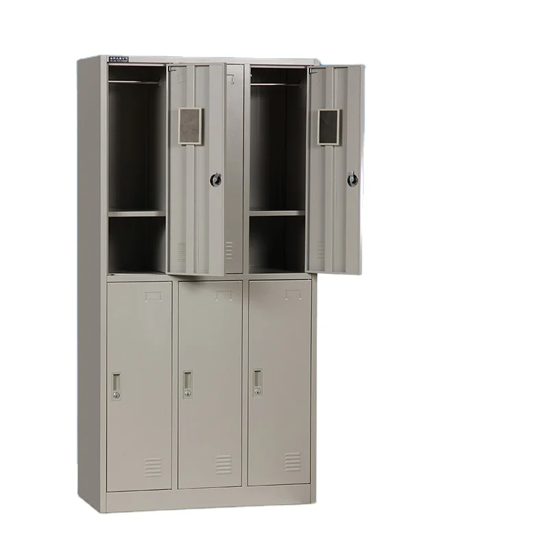 KD Black Color Filing Almirah Cabinet Steel Tambour Door Cupboard